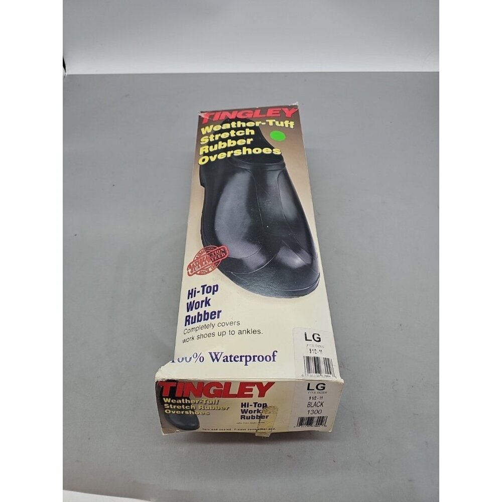 Tingley 1300 Stretch Overshoes Size‎ Large 9.5/11 New
